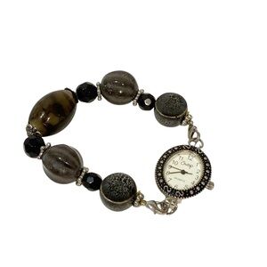Women's Swap Beehive Beads Water‎ Resistant Analog Watch